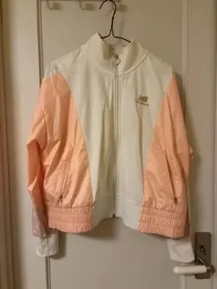 ニューバランス トラックジャケット L 白×オレンジ Y2K