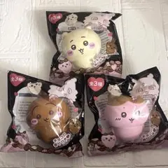 ちいかわ バレンタインスクイーズ ちいかわ ハチワレ うさぎ 3点セット