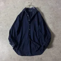 RALPH LAUREN【L】BLAIRE BDシャツ ネイビー 刺繍ポニー
