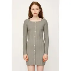 SLY フロントボタン　ミニワンピース