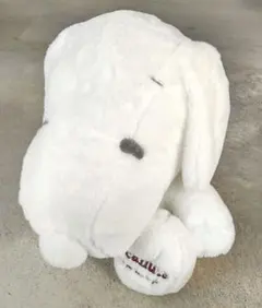 【新品タグ付き】スヌーピー　スノーホワイト　ぬいぐるみ大　SNOOPY
