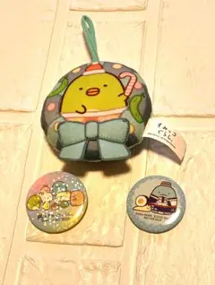 すみっコぐらし 缶バッチ　はま寿司　マスコット　ハッピーセット　マクドナルド