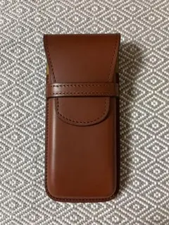 新品同様 ソメスサドル PILOT コラボ レア物 レザーペンケース しっかりとした革で万年筆を守ってくれるパイロット