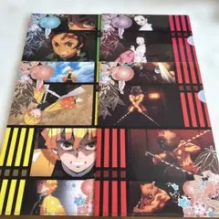 鬼滅の刃 クリアファイルセット　竈門炭治郎　竈門禰豆子　我妻善逸　嘴平伊之助