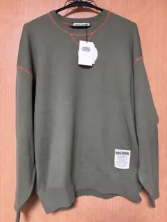 ロデオクラウンスウェットライクカラーステッチニットトップス