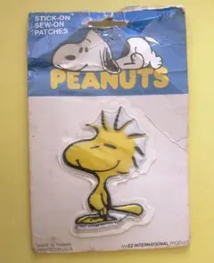 PEANUTS ウッドストック スティックオンパッチ　レトロ