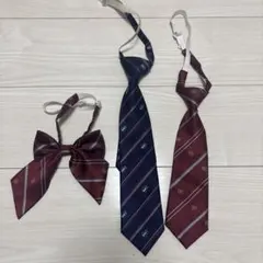 ストライプネクタイ・リボン3点セット