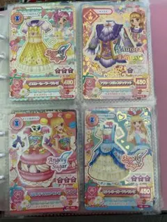 アイカツカード キュート トップス＆ボトムス 4枚