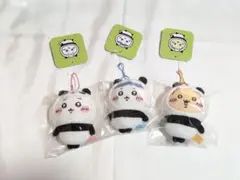 ちいかわ　パンダなマスコット　３種セット