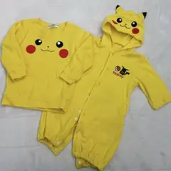 ピカチュウ　ロンパース 50 60 トレーナー 90 ベビー 服