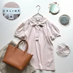 A017 CELINE セリーヌ ベージュ ポロシャツ 半袖 刺繍 030 A017 CELINE セリーヌ ベージュ ポロシャツ 半袖 刺繍 030 - メルカリ