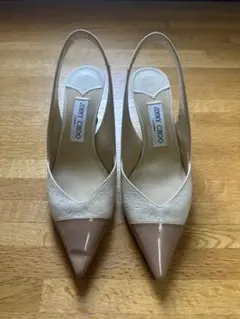 雨様専用】Jimmy Choo ヌードピンク パール エスパドリーユ36サイズ