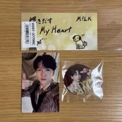 M!LK 吉田仁人 缶バッジ トレカ セット