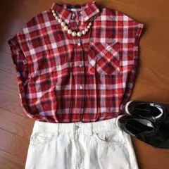 AZULbymoussy チェックシャツ