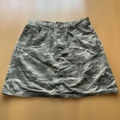 chip clip 迷彩柄ミニスカート コットン L
