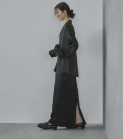 サテンナロースカート　feepur 卒園式　入学式のサムネイル