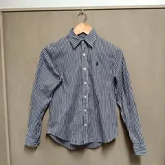 RALPH LAUREN SPORT SLIM FIT ストライプシャツ【M】