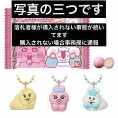 松*梅様 おぱんちゅうさぎ×んぽちゃむ チョコがけビスケット マスコットつき