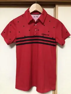 アディダスゴルフ レディース ポロシャツ ゴルフウェア Mサイズ レッド【美品】