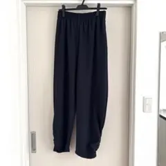 ほぼ新品✨コルピエロ スソリブパンツ スリット ジョガー 洗える 黒 36