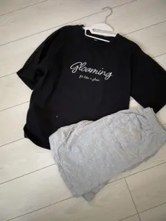 レディース Tシャツとショートパンツセット ルームウェア M