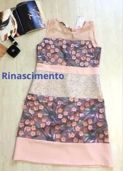 花柄 刺繍 リネン混 ノースリーブ ワンピース ひざ丈 Black - メルカリ