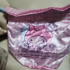 サンリオキャラクターズ 甘えんぼナミダ マチ付き巾着 マイメロディ マイメロ