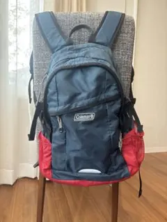 Coleman リュックサック　ネイビー/レッド