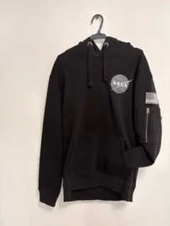 アルファインダストリー×NASA プルオーバーパーカー　サイズM