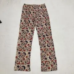 エルロデオ　総柄ヒッピー風パンツ　ベージュ　サイズM程度　薄手
