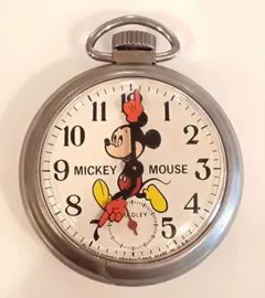レア☆ブラッドレイ BRADLEY ヴィンテージ 懐中時計 ミッキーマウス