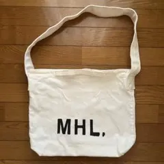 マーガレットハウエル　MHL. キャンバス ショルダーバッグ 白のサムネイル
