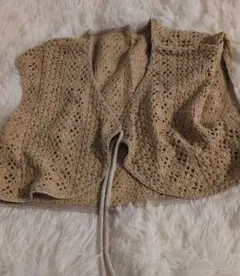 CHRISTIAN AUJARD.ベージュベスト