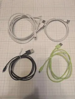 中古４本　USB to Lightning ケーブル