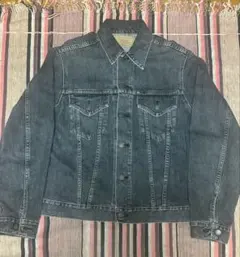 【70505/先染めブラック】Levi's 70505 ブラックデニムジャケット