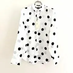 【未使用品】ポールスミス Paul Smith ドット柄 リネン 長袖シャツのサムネイル