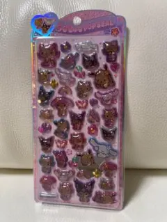 サンリオ　うるちゅるポップシール　日焼け