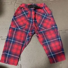 赤チェックパンツ　キムラタン　ラキエーベ100
