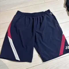 YONEX バドミントンハーフパンツ ネイビー　Lサイズ