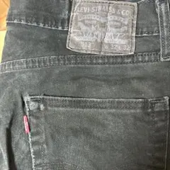 Levi's 513ブラックストレッチデニム W32 L32