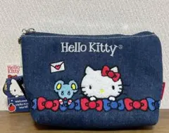 2002年発売のサンリオハローキティ のレトロデニムポーチ - メルカリ