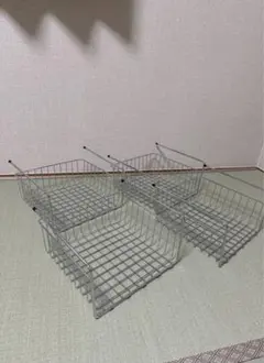 キッチンストレージハンガーバスケット４個セット