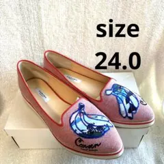 【CARVEN】カルヴェン♡バナナ♡パンプス♡24.0♡のサムネイル
