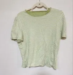 KAREN SCOTT ストライプ 半袖Tシャツ