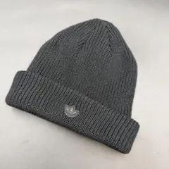 【未使用】adidas アディダス ニット帽 ビーニー トレフォイル ブラック