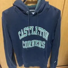 Champion「CASTLETON CORNERS」スウェットパーカー古着