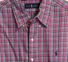 美品　Ralph Lauren チェック 長袖シャツ　LL相当
