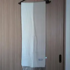 URBAN RESEARCH カシミヤマフラー ベージュ×ホワイト