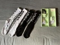 単品販売　off-white ソックス　白　黒　サイズO/Sのサムネイル