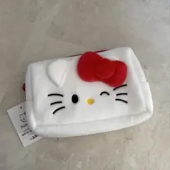 【新品】サンリオ ハローキティ ポーチ 小物入れ　化粧ポーチ 韓国ダイソー